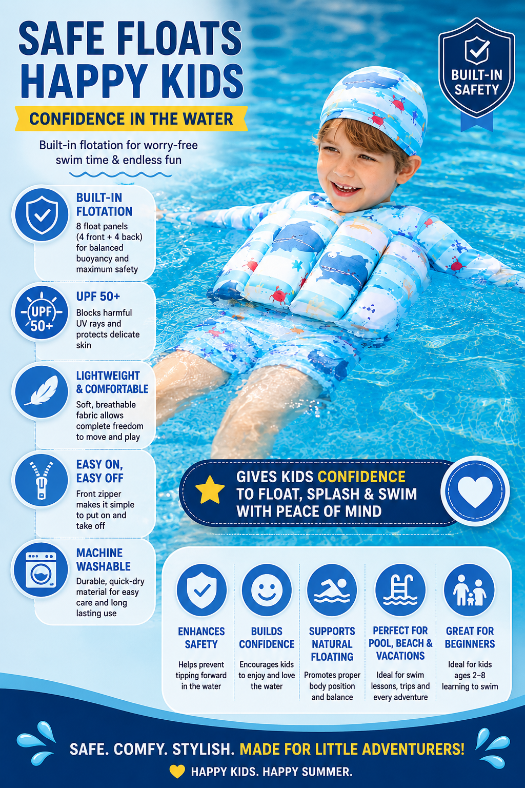 SwimSafe Float Swimsuit