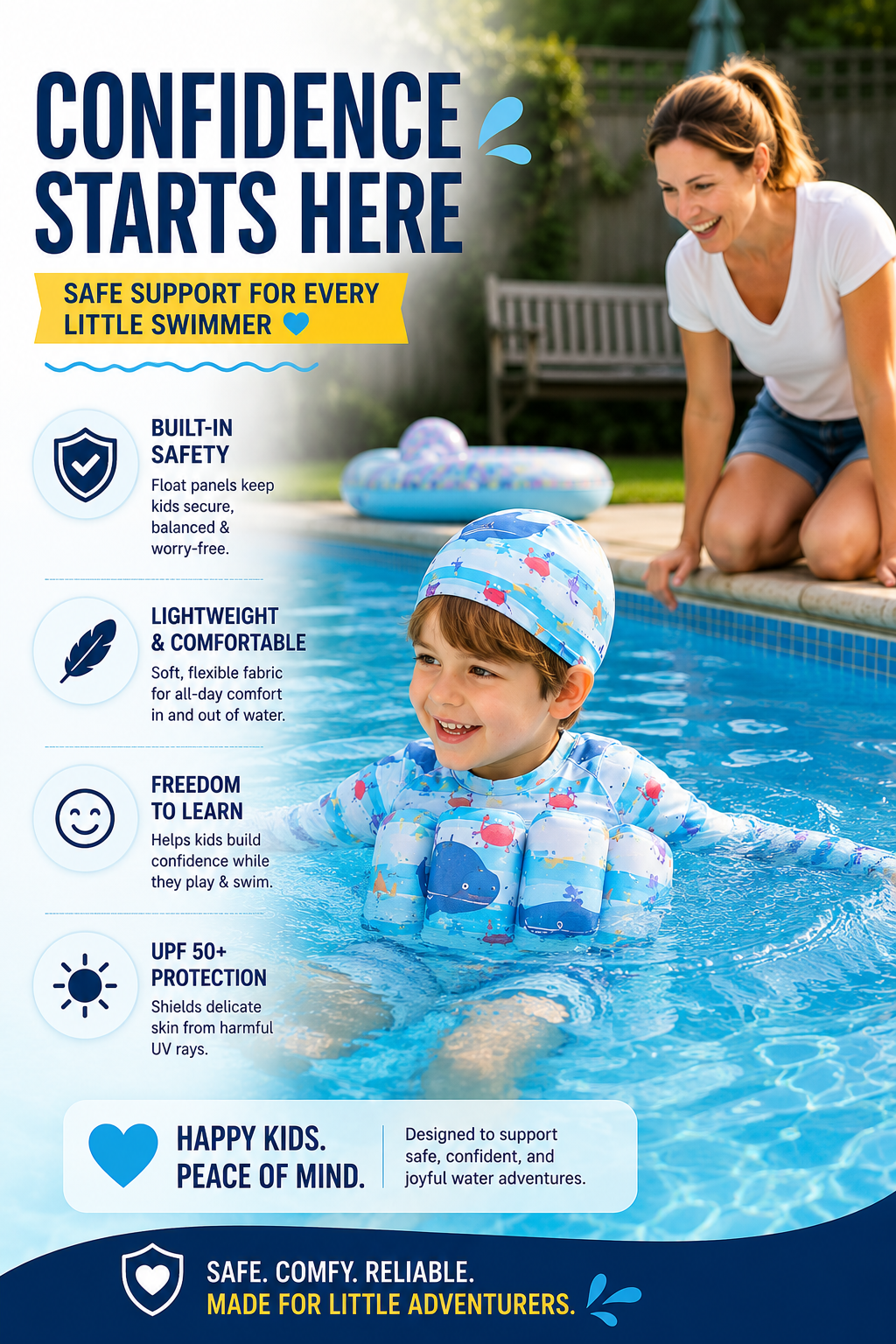 SwimSafe Float Swimsuit